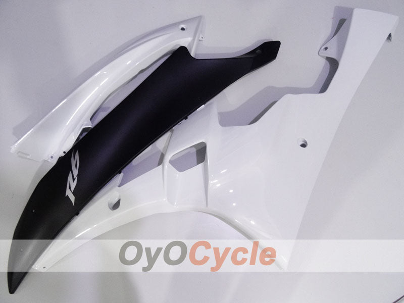 Injection Fairing kit for 06-07 YZF-R6 - White, Black - Factory Style #OYO87905911