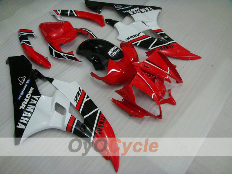 Injection Fairing kit for 06-07 YZF-R6 - Red, Black - MOTUL #OYO87905919 Secondary image