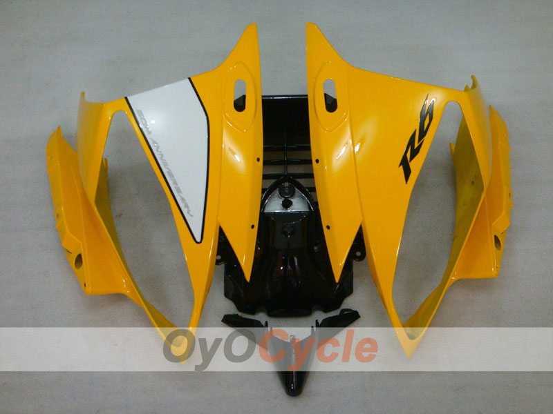 Injection Fairing kit for 06-07 YZF-R6 - Yellow, Black - MOTUL #OYO87905921