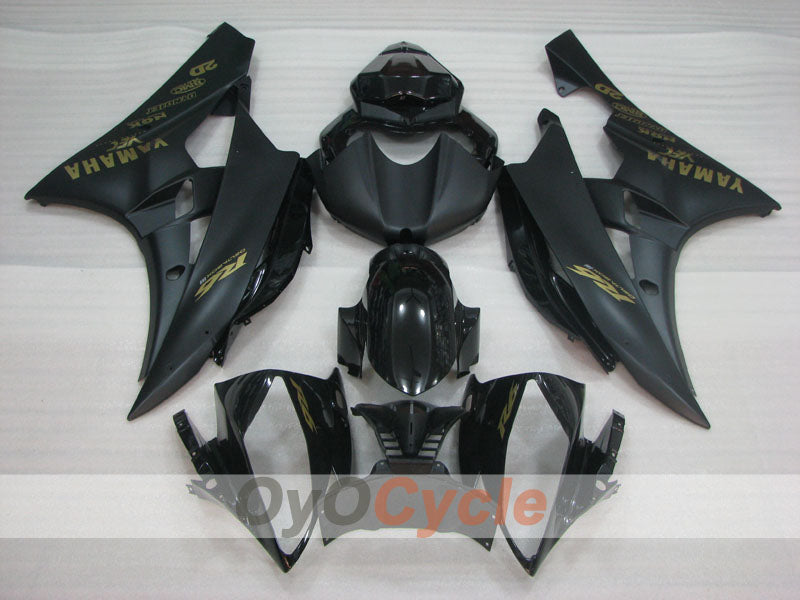 Injection Fairing kit for 06-07 YZF-R6 - Black, Matte - Factory Style #OYO87905922