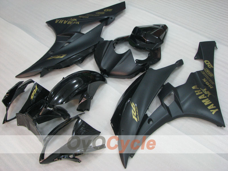 Injection Fairing kit for 06-07 YZF-R6 - Black, Matte - Factory Style #OYO87905922