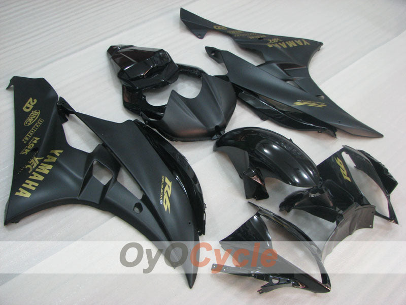 Injection Fairing kit for 06-07 YZF-R6 - Black, Matte - Factory Style #OYO87905922 Main image