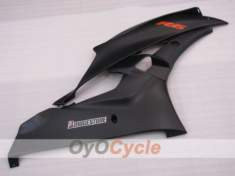 Injection Fairing kit for 06-07 YZF-R6 - Black, Matte - Factory Style #OYO87905923