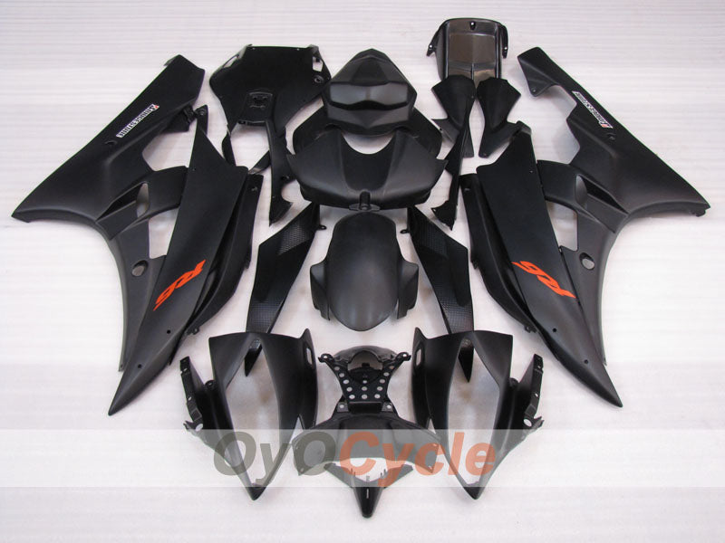Injection Fairing kit for 06-07 YZF-R6 - Black, Matte - Factory Style #OYO87905923