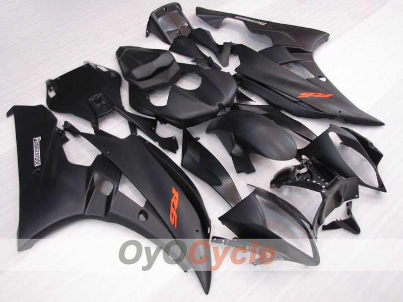 Injection Fairing kit for 06-07 YZF-R6 - Black, Matte - Factory Style #OYO87905923