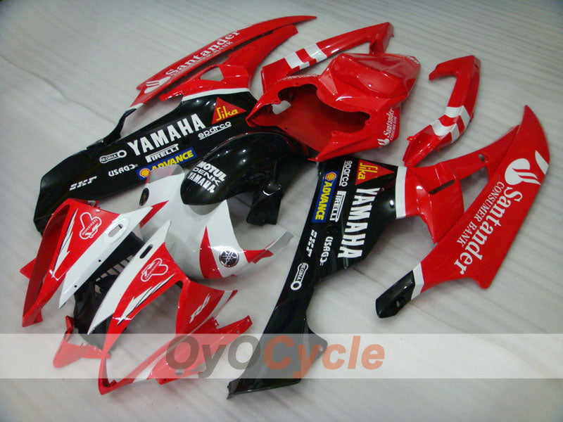 Injection Fairing kit for 06-07 YZF-R6 - Red, Black - Santander #OYO87905925 Secondary image