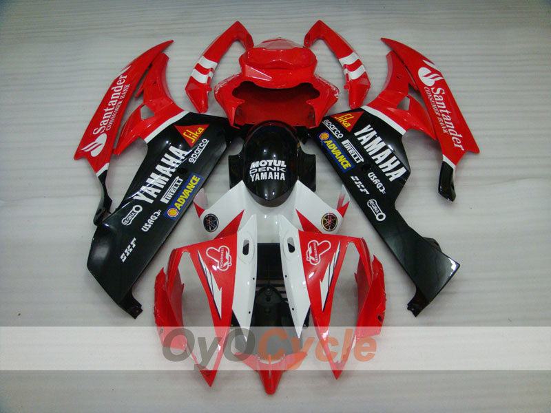 Injection Fairing kit for 06-07 YZF-R6 - Red, Black - Santander #OYO87905925