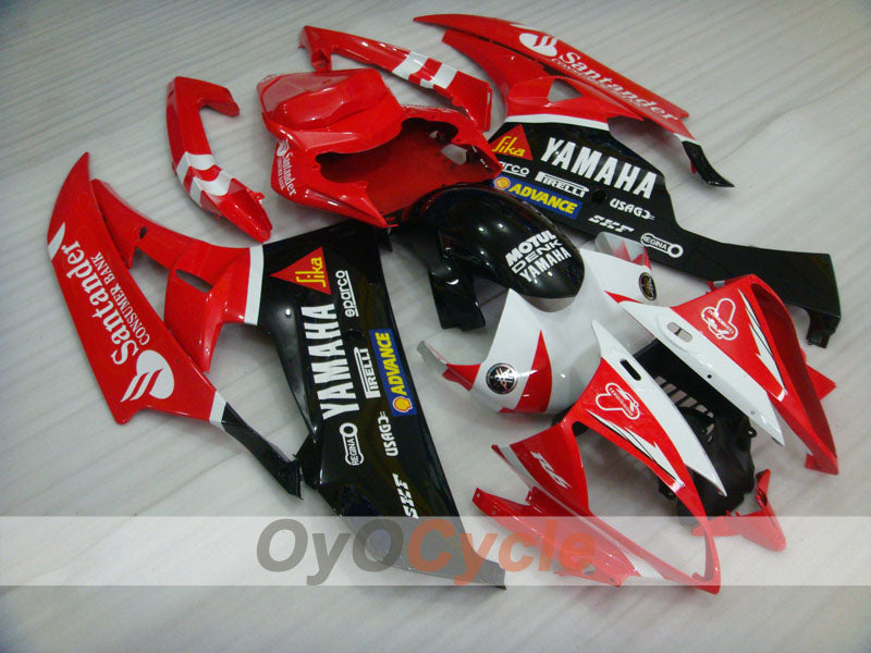 Injection Fairing kit for 06-07 YZF-R6 - Red, Black - Santander #OYO87905925 Main image
