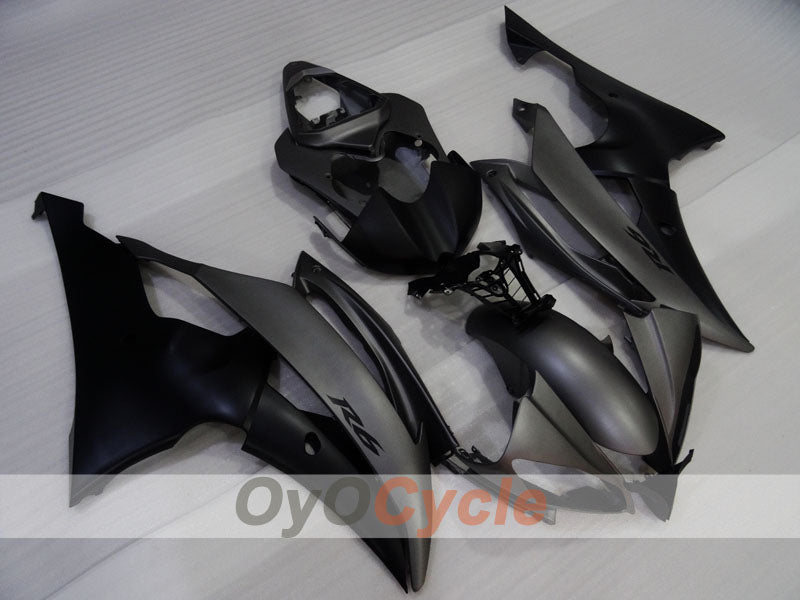 Injection Fairing kit for 08-16 YZF-R6 - Black, Grey, Matte - Factory Style #OYO87905927