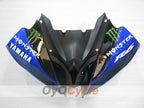 Injection Fairing kit for 08-16 YZF-R6 - Blue, Black - Monster #OYO87905932