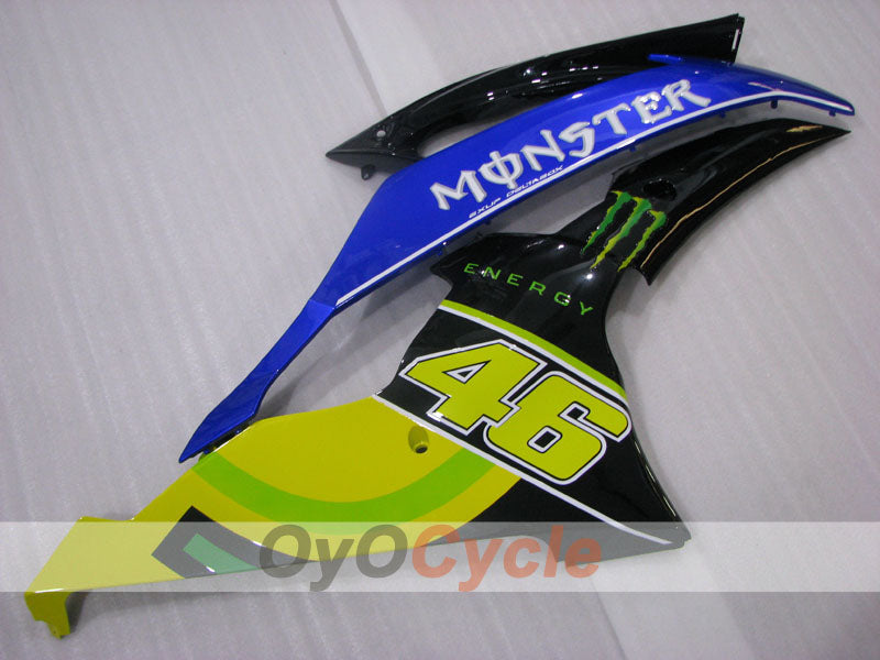 Injection Fairing kit for 08-16 YZF-R6 - Blue, Black - Monster #OYO87905933