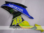 Injection Fairing kit for 08-16 YZF-R6 - Blue, Black - Monster #OYO87905933