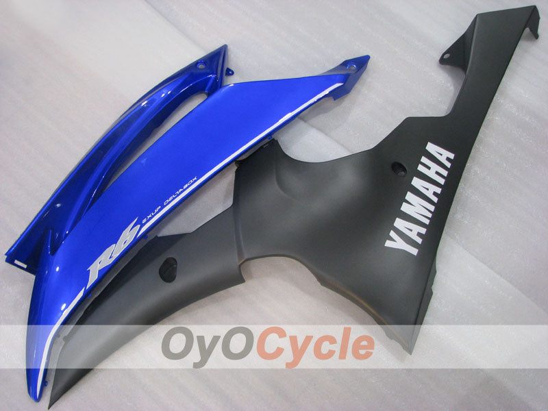 Injection Fairing kit for 08-16 YZF-R6 - Blue, Black - Factory Style #OYO87905934