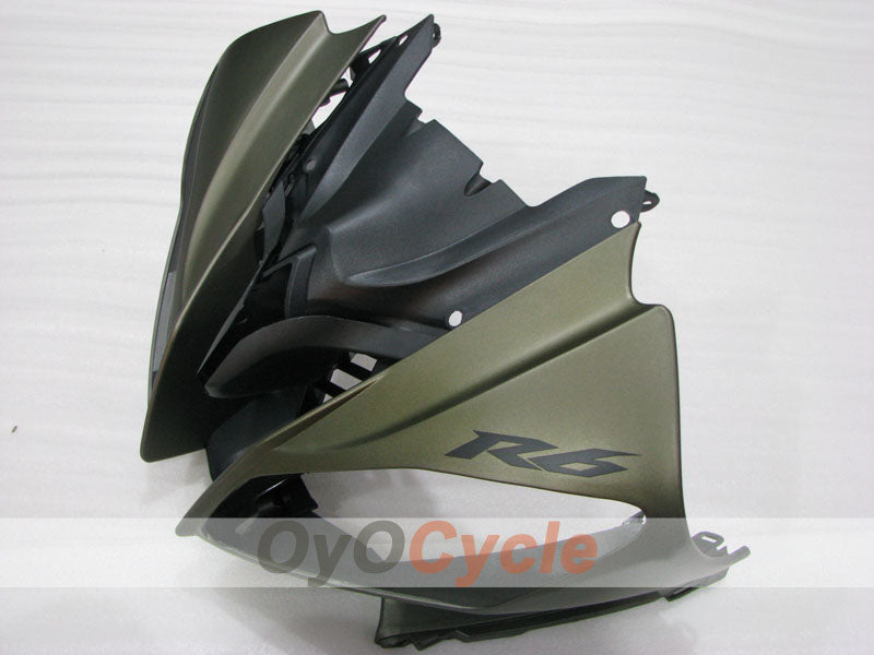 Injection Fairing kit for 08-16 YZF-R6 - Black, Grey - Factory Style #OYO87905935