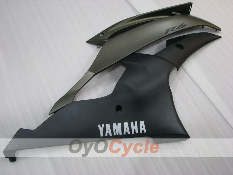 Injection Fairing kit for 08-16 YZF-R6 - Black, Grey - Factory Style #OYO87905935