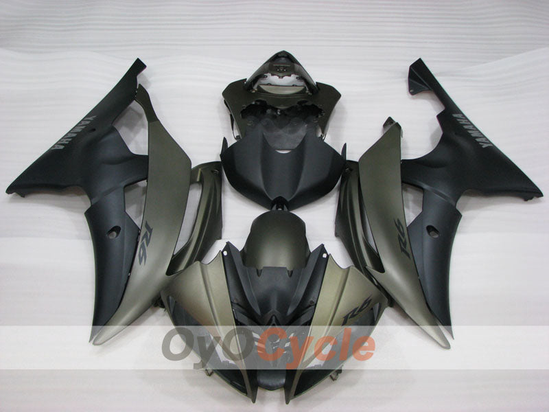 Injection Fairing kit for 08-16 YZF-R6 - Black, Grey - Factory Style #OYO87905935 Secondary image