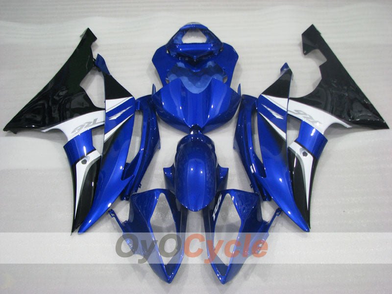 Injection Fairing kit for 08-16 YZF-R6 - Blue, White, Black - Factory Style #OYO87905938