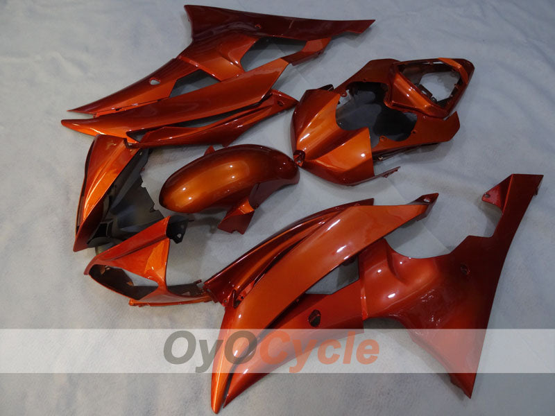 Injection Fairing kit for 08-16 YZF-R6 - Orange, Black - Factory Style #OYO87905939
