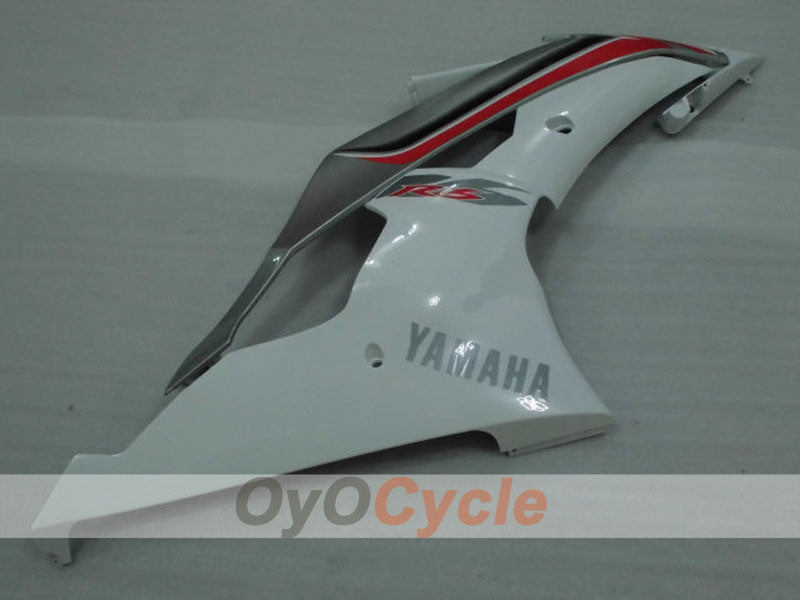Injection Fairing kit for 08-16 YZF-R6 - White, Silver - Factory Style #OYO87905946