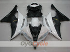 Injection Fairing kit for 08-16 YZF-R6 - White, Black, Matte - Factory Style #OYO87905949
