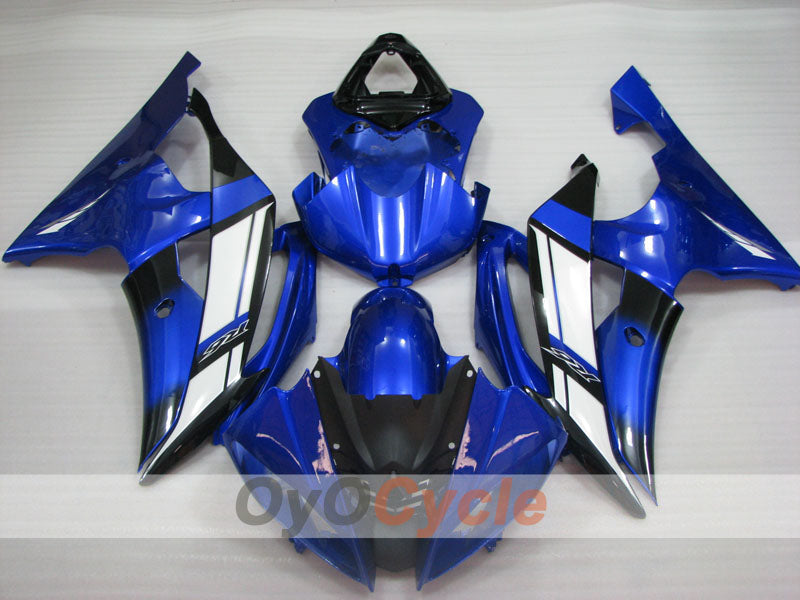 Injection Fairing kit for 08-16 YZF-R6 - Blue, White, Black - Factory Style #OYO87905951