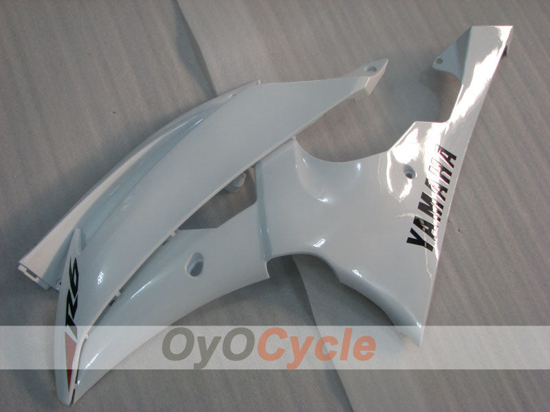 Injection Fairing kit for 08-16 YZF-R6 - White - Factory Style #OYO87905952