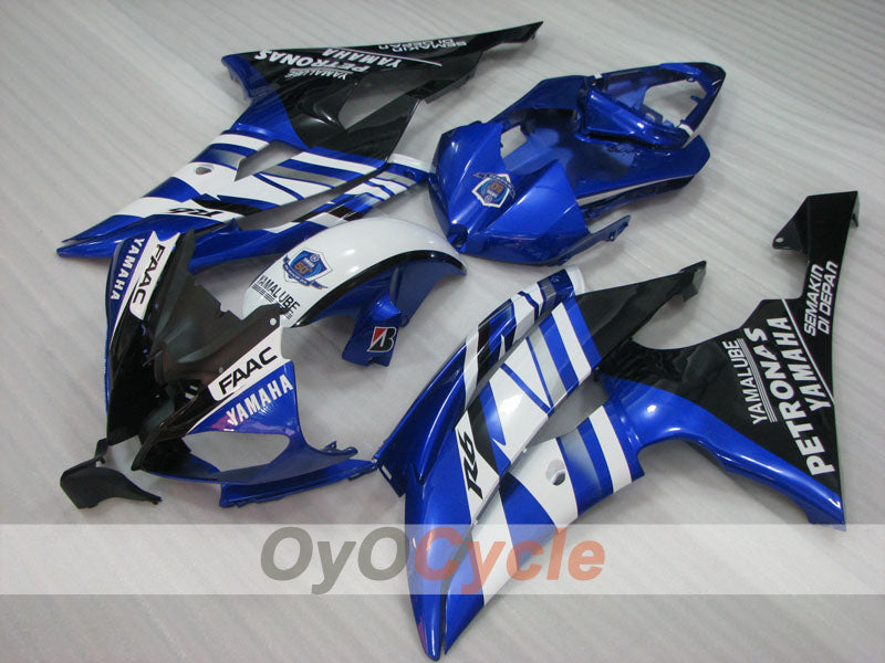 Injection Fairing kit for 08-16 YZF-R6 - Blue, White, Black - PETRONAS #OYO87905953 Secondary image