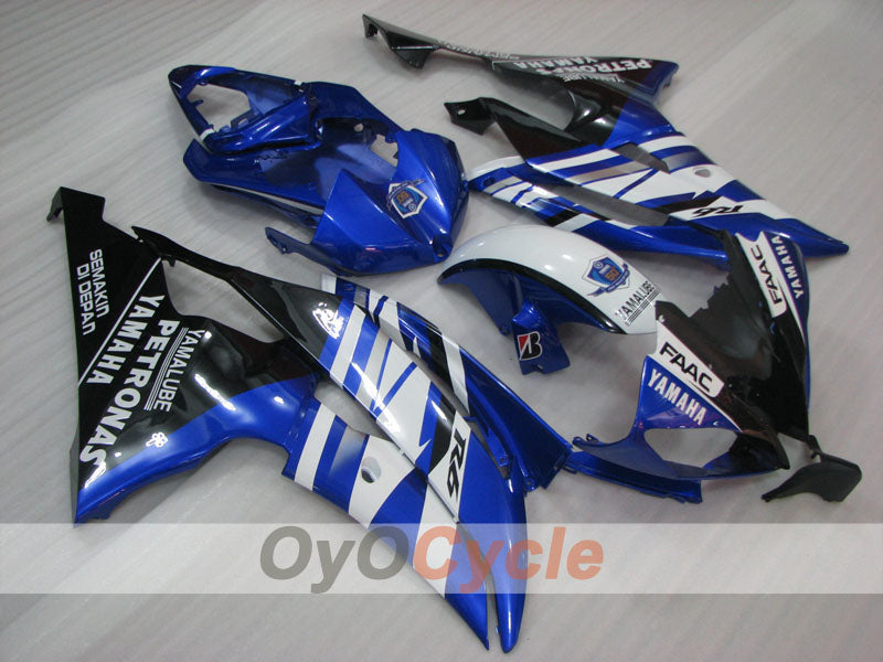 Injection Fairing kit for 08-16 YZF-R6 - Blue, White, Black - PETRONAS #OYO87905953 Main image
