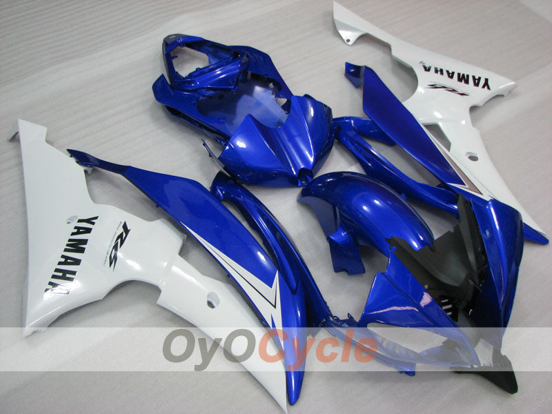Injection Fairing kit for 08-16 YZF-R6 - Blue, White - Factory Style #OYO87905954