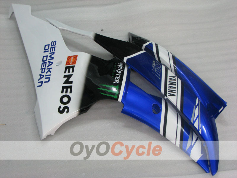 Injection Fairing kit for 08-16 YZF-R6 - Blue, White, Black - Monster #OYO87905956
