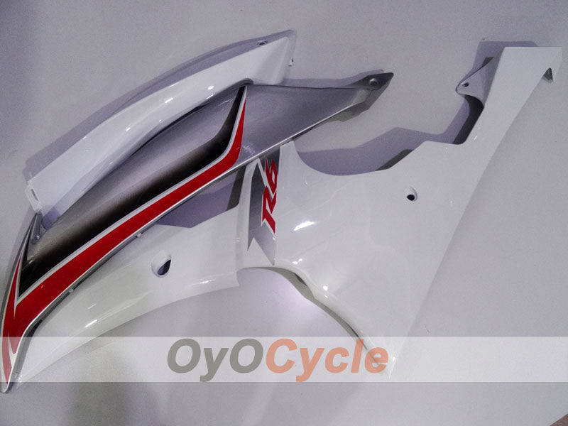 Injection Fairing kit for 08-16 YZF-R6 - White, Silver - Factory Style #OYO87905959