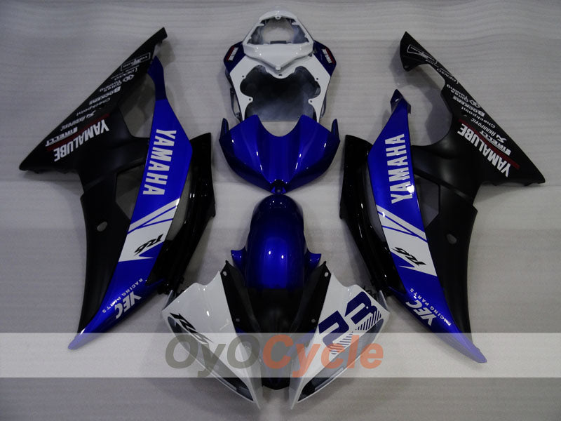 Injection Fairing kit for 08-16 YZF-R6 - Blue, White, Black - Factory Style #OYO87905962