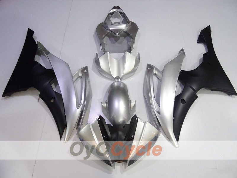 Injection Fairing kit for 08-16 YZF-R6 - Black, Silver - Factory Style #OYO87905965