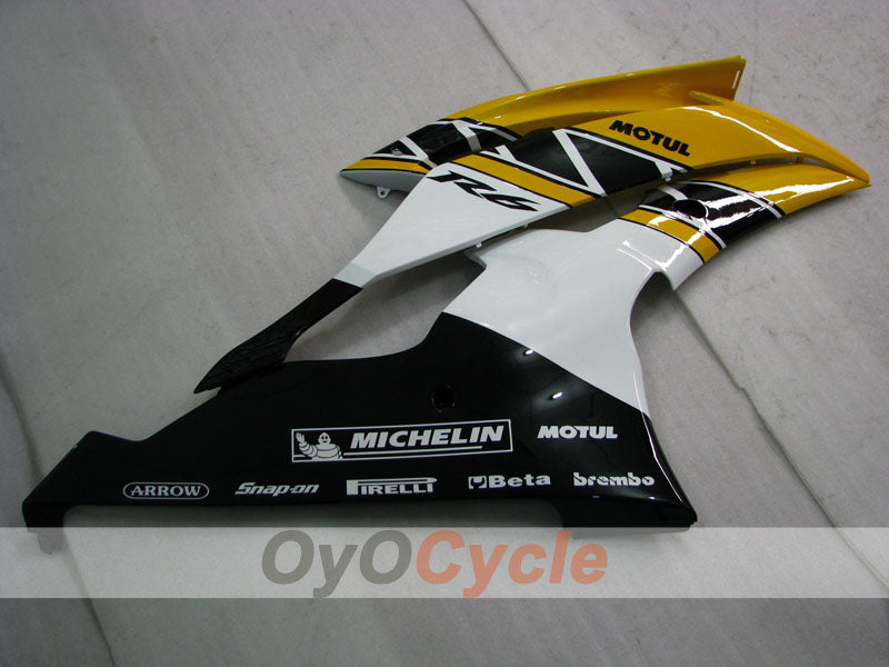 Injection Fairing kit for 08-16 YZF-R6 - Yellow, Black - Factory Style #OYO87905969