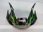 Injection Fairing kit for 98-02 YZF-R6 - Green, Black - Flame #OYO87905977