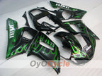 Injection Fairing kit for 98-02 YZF-R6 - Green, Black - Flame #OYO87905977