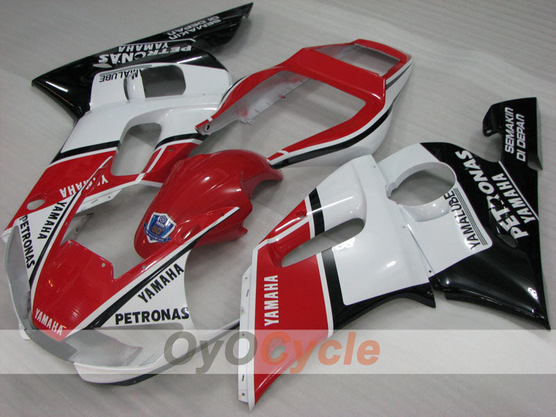 Injection Fairing kit for 98-02 YZF-R6 - Red, White, Black - PETRONAS #OYO87905979