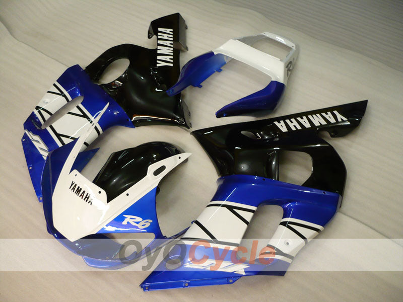Injection Fairing kit for 98-02 YZF-R6 - Blue, White, Black - Factory Style #OYO87905983
