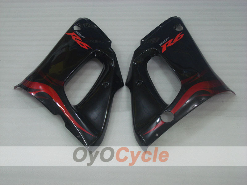 Injection Fairing kit for 98-02 YZF-R6 - Red, Black - Factory Style #OYO87905996