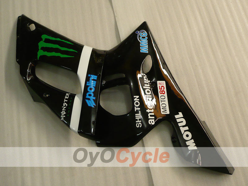 Injection Fairing kit for 98-02 YZF-R6 - Black - Monster #OYO87906000