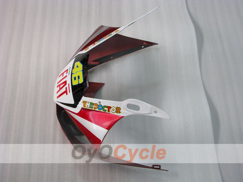 Injection Fairing kit for 98-02 YZF-R6 - Red, White - FIAT #OYO87906004