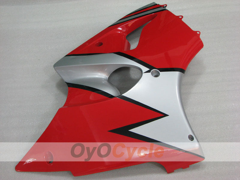 Injection Fairing kit for 00-02 NINJA ZX-6R - Red, Black, Silver - Factory Style #OYO87906024