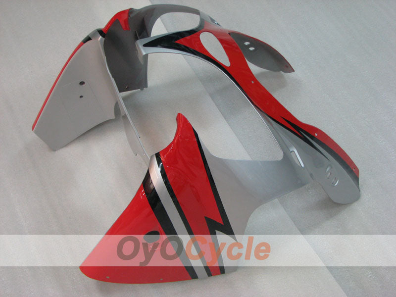 Injection Fairing kit for 00-02 NINJA ZX-6R - Red, Black, Silver - Factory Style #OYO87906024