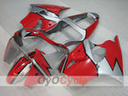 Injection Fairing kit for 00-02 NINJA ZX-6R - Red, Black, Silver - Factory Style #OYO87906024