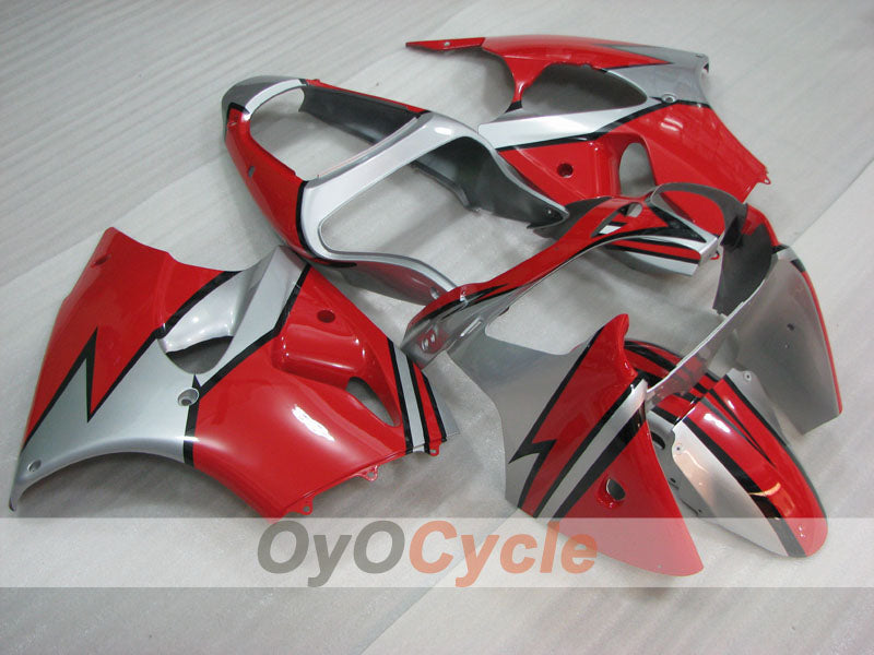 Injection Fairing kit for 00-02 NINJA ZX-6R - Red, Black, Silver - Factory Style #OYO87906024