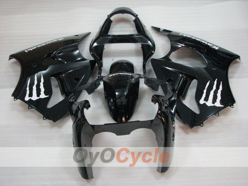 Injection Fairing kit for 00-02 NINJA ZX-6R - Black - Monster #OYO87906026 Secondary image