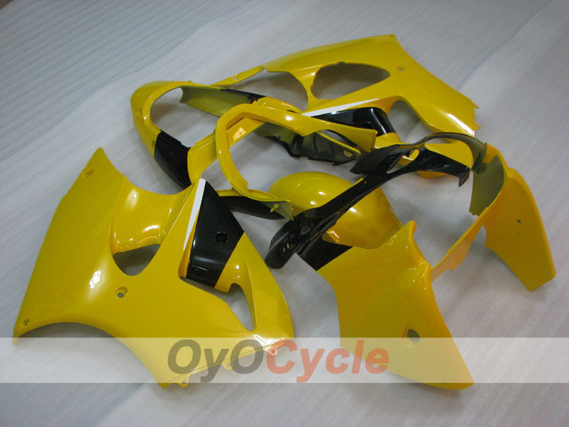 Injection Fairing kit for 00-02 NINJA ZX-6R - Yellow, Black - Factory Style #OYO87906027 Main image