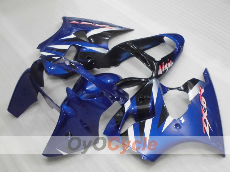 Injection Fairing kit for 00-02 NINJA ZX-6R - Blue, White, Black - Factory Style #OYO87906029