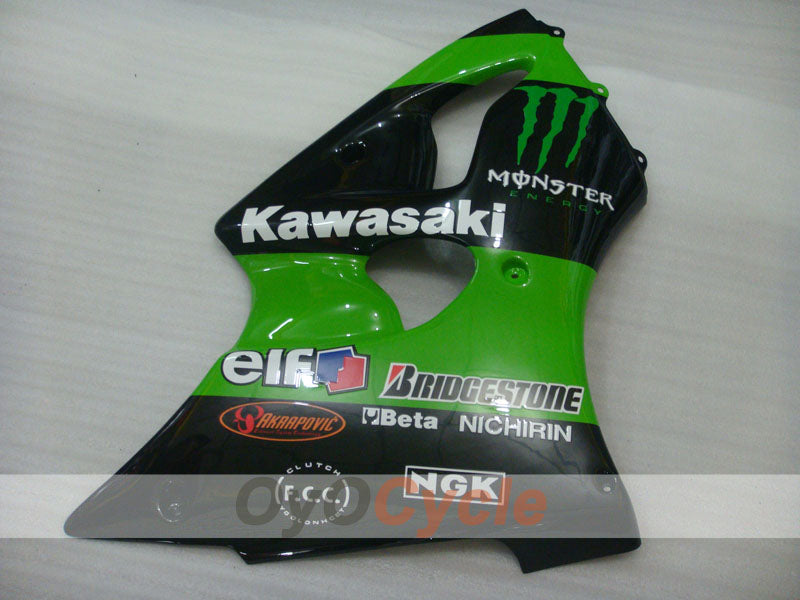 Left & Right Side Fairing For Kawasaki 00-02 Ninja ZX-6R #OYO87912991