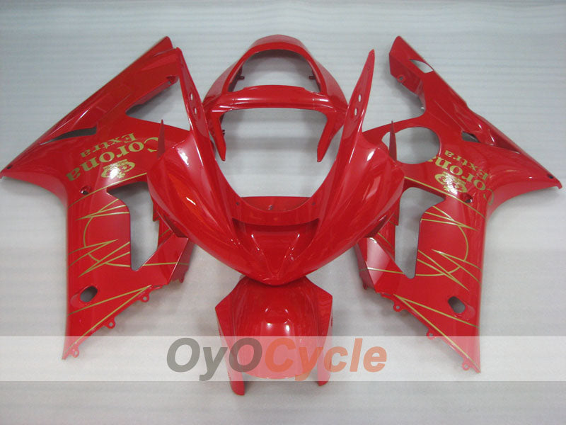 Injection Fairing kit for 03-04 NINJA ZX-6R - Red - Corona #OYO87906040 Secondary image